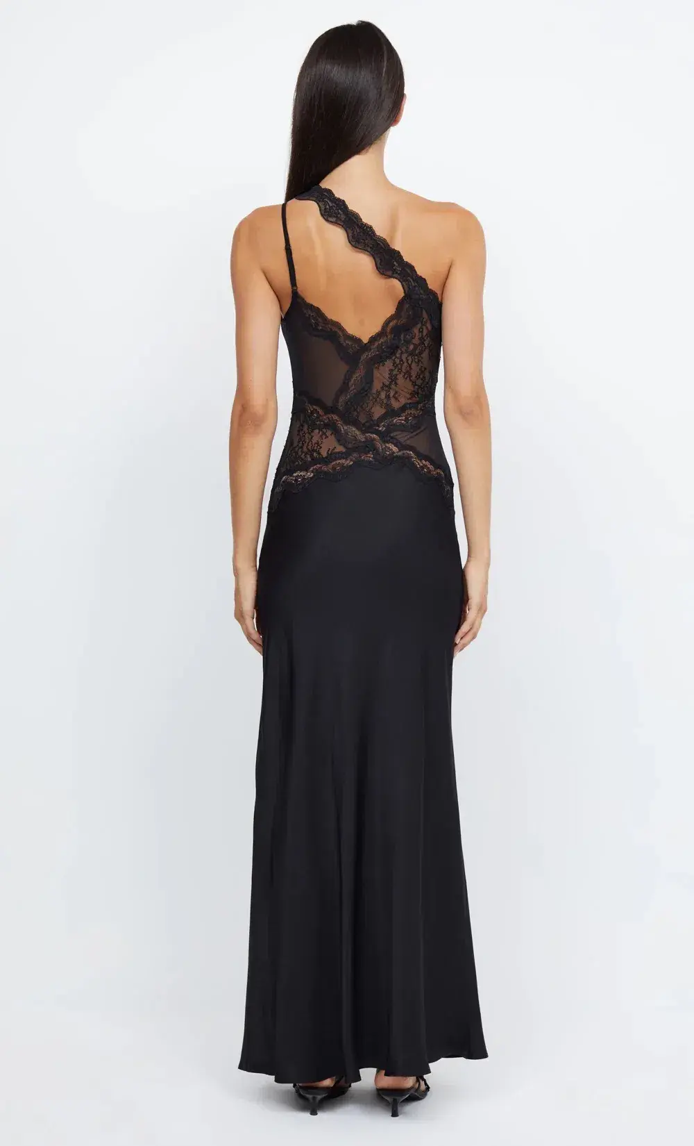 Bec & Bride Ria Asym Dress Black Size AU 8 - Image 4