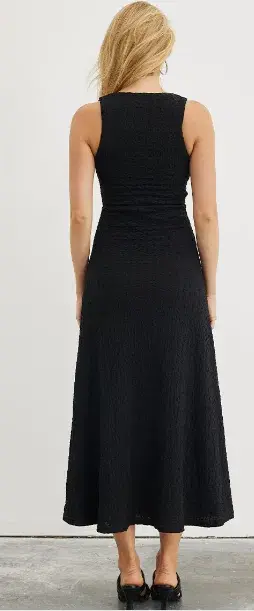 Sovere Kaya Midi Dress Black Size 6  - Image 3