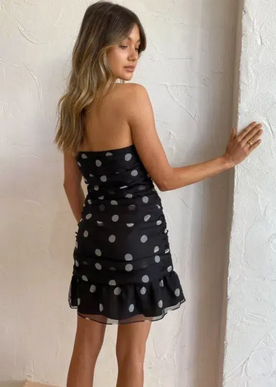 Sir the Label Margot Strapless Mini Dress Print Size 6 - Image 3