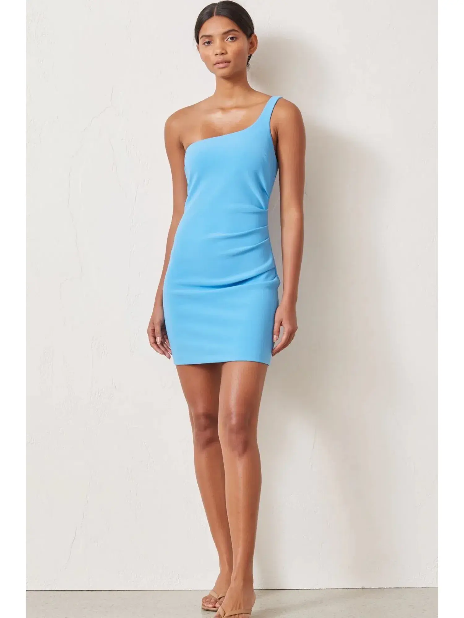 Bec & Bridge Paloma Mini Dress Azure Blue Size AU 6 - Image 1