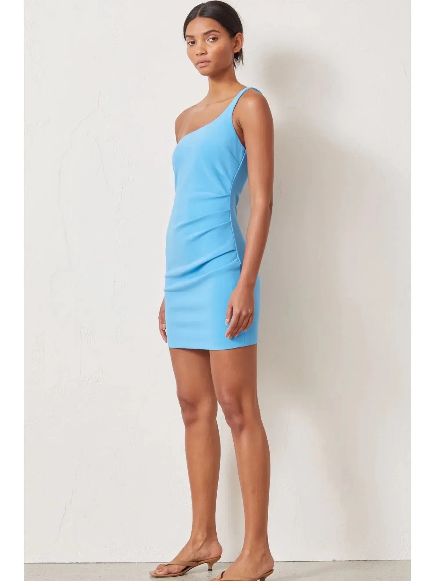 Bec & Bridge Paloma Mini Dress Azure Blue Size AU 6 - Image 2
