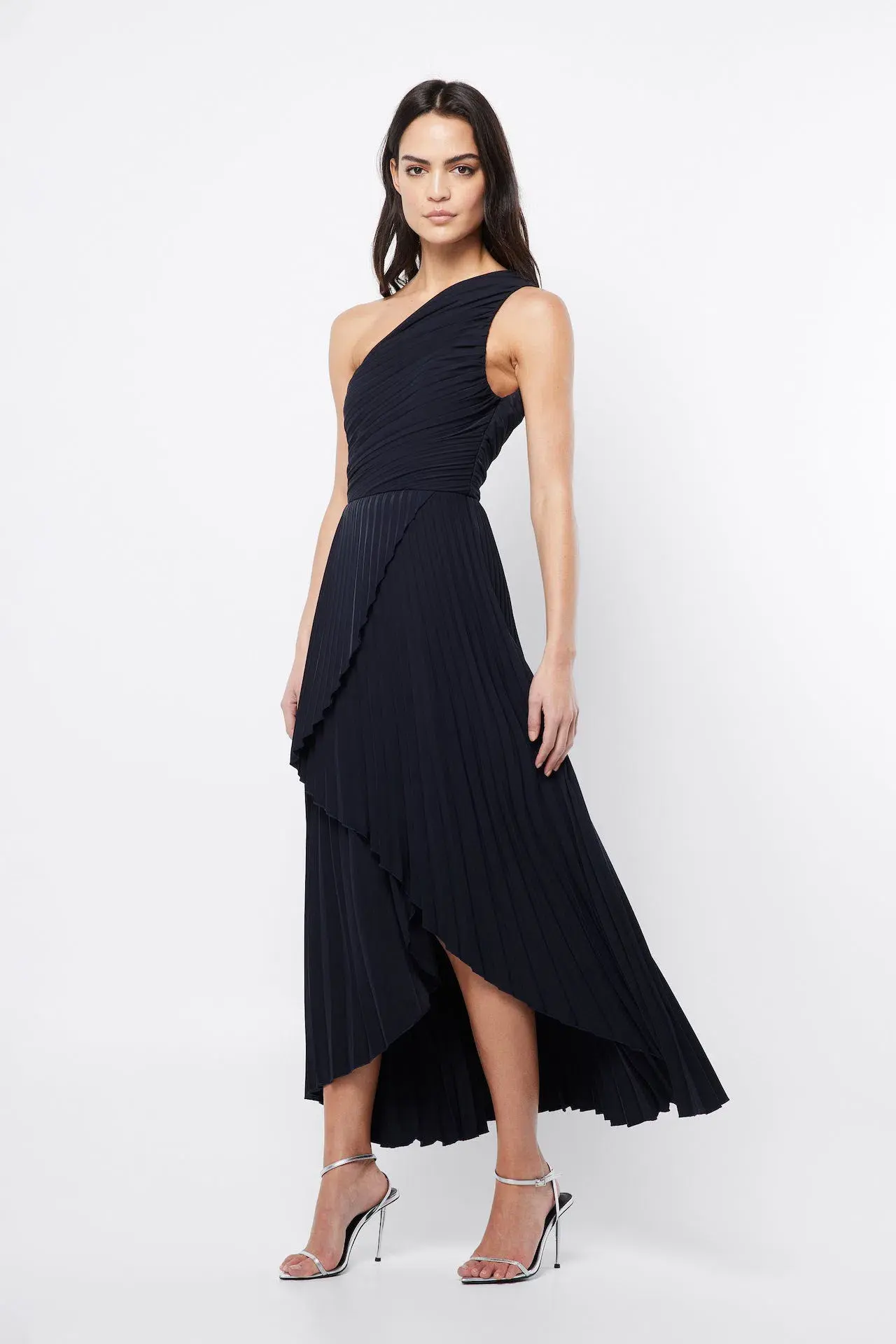 Mossman The Breakthrough Maxi Dress Navy Ink Blue Size 12 - Image 1