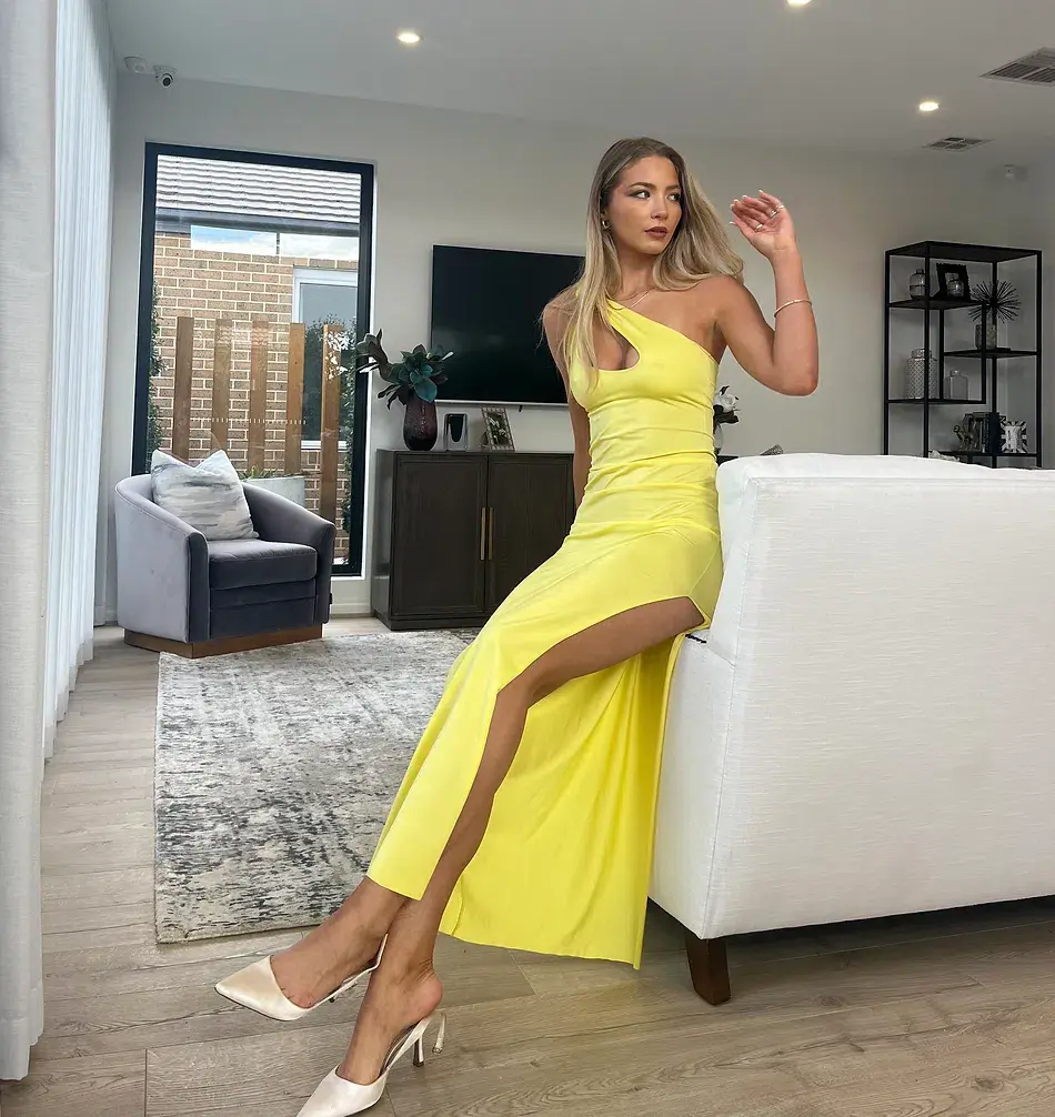 Baobab Taki Maxi Dress Yellow Size 6  - Image 2
