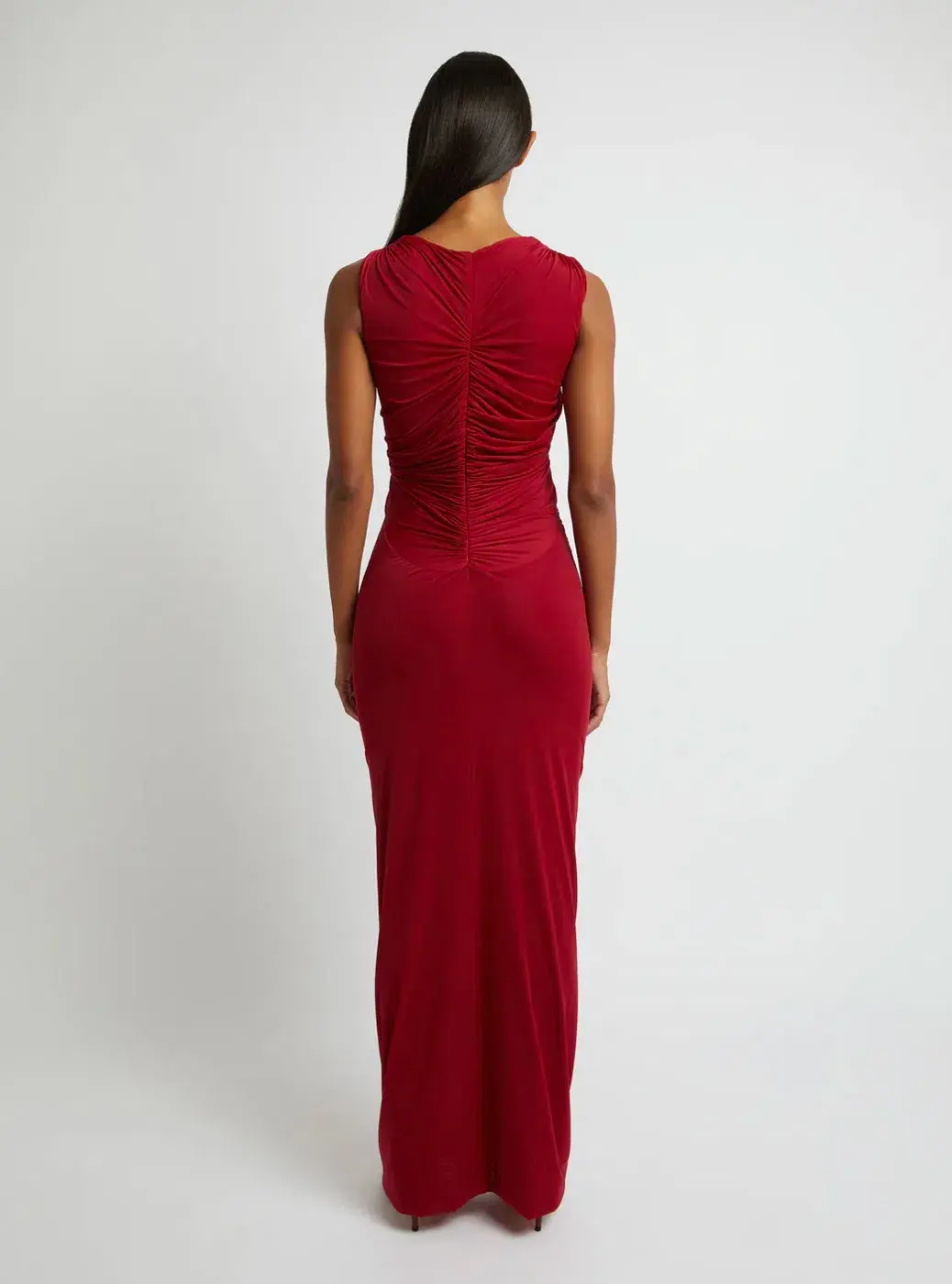 Christopher Esber Venus Tank Dress Red Size S/Au 8  - Image 4