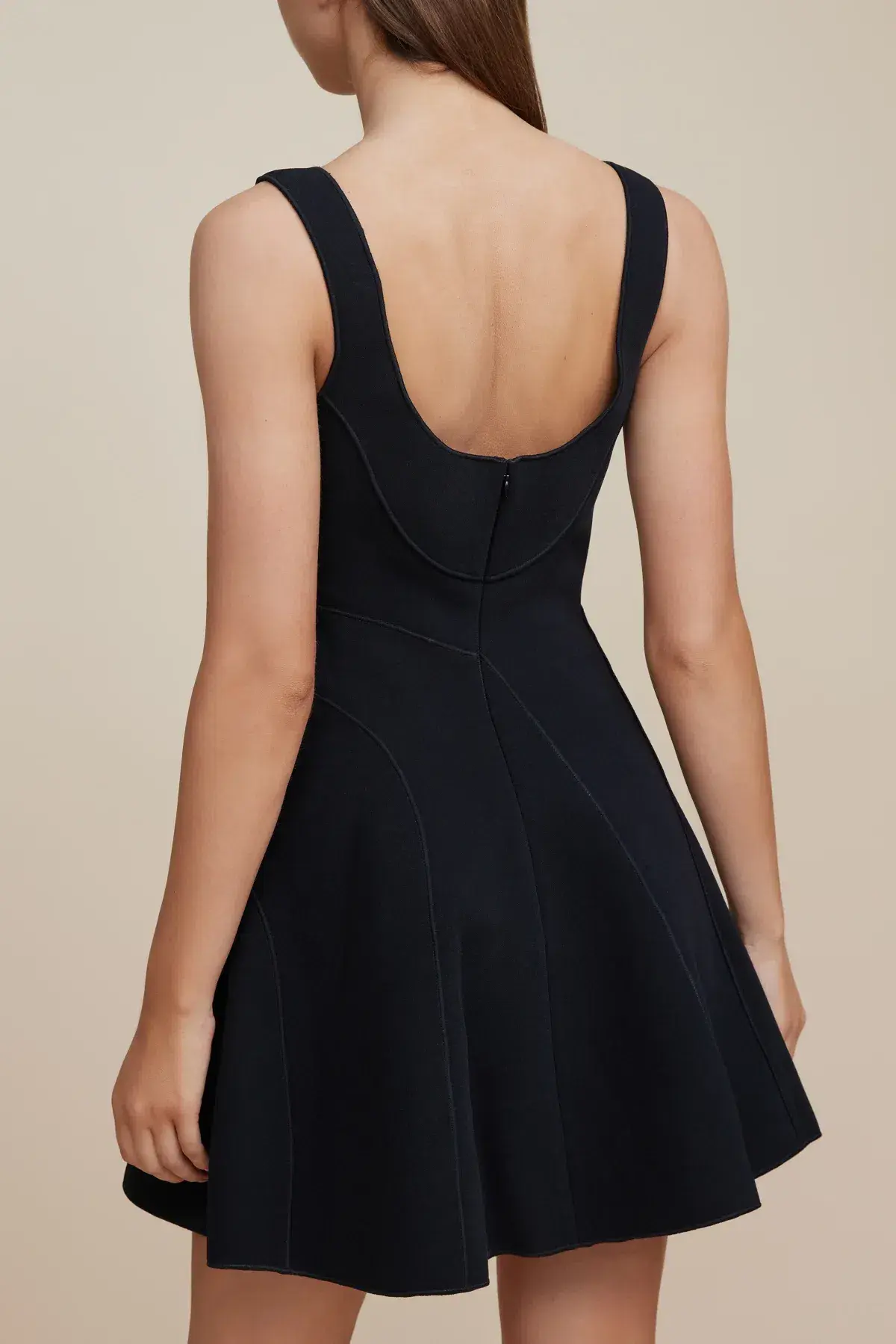 Acler Gower Mini Dress In Black Size 10 - Image 2