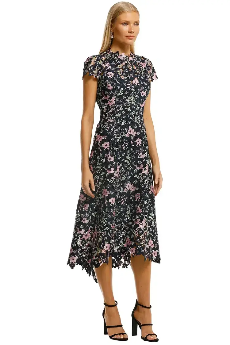 Moss and Spy Birdy Dress Floral Multi Print Size 14 - Image 2