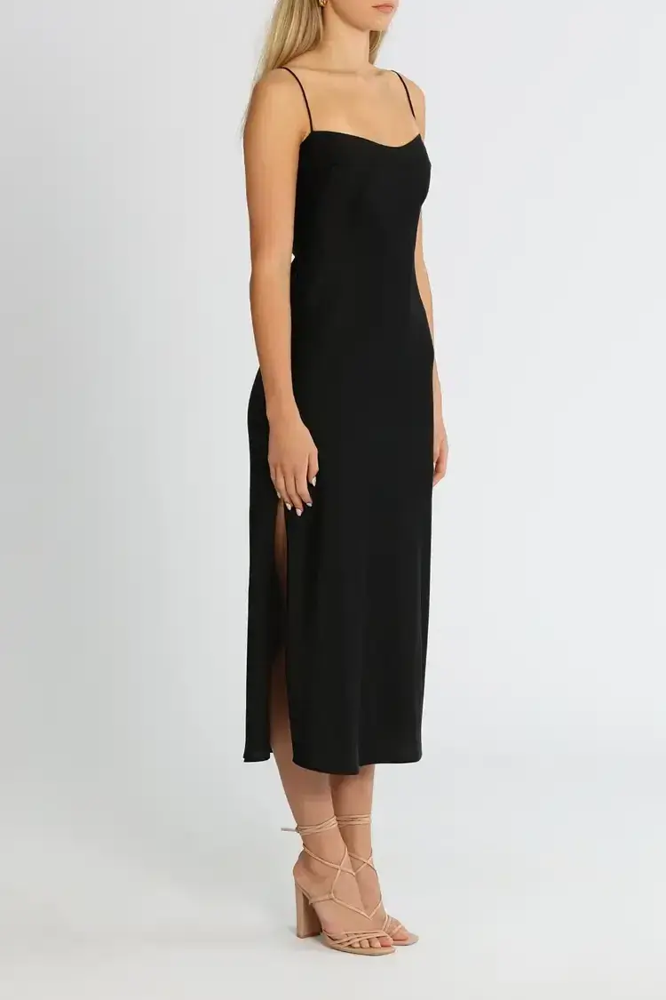 Clea Estelle Slip Dress Black Size 6 - Image 2