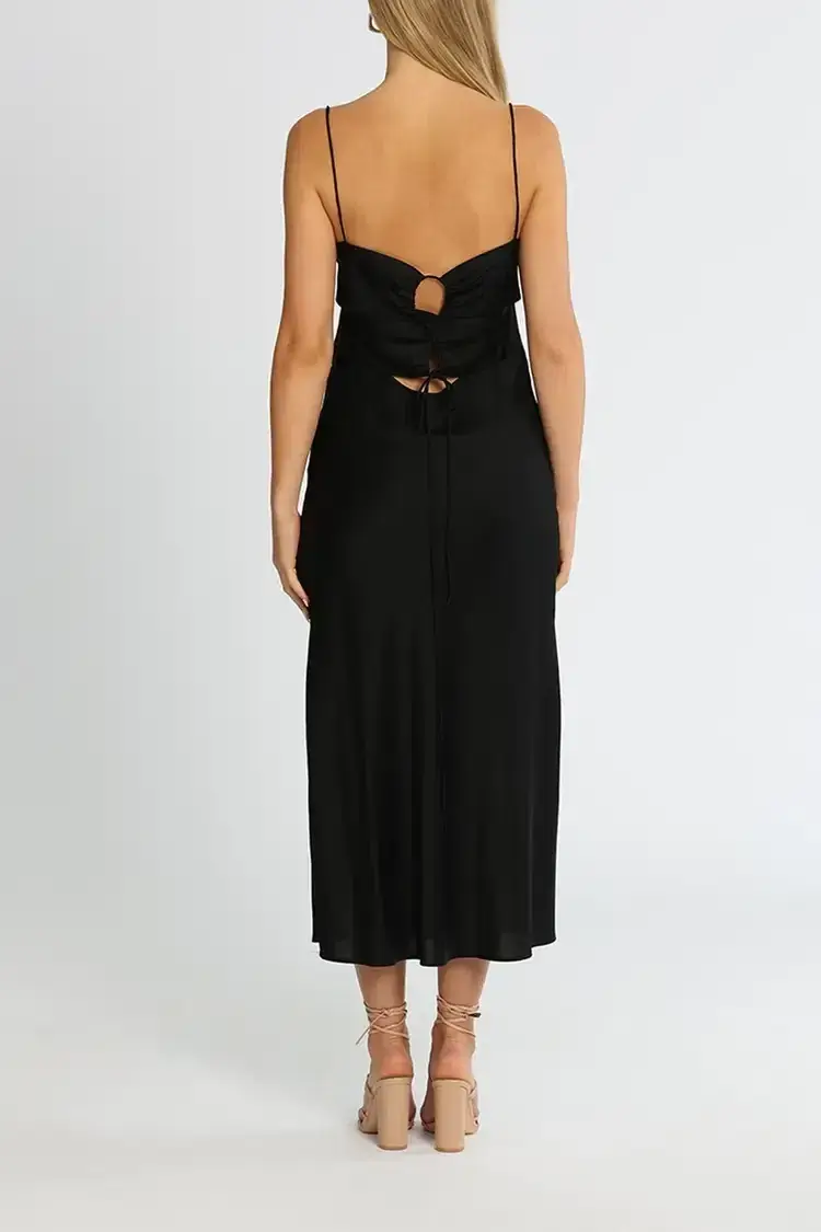 Clea Estelle Slip Dress Black Size 6 - Image 3