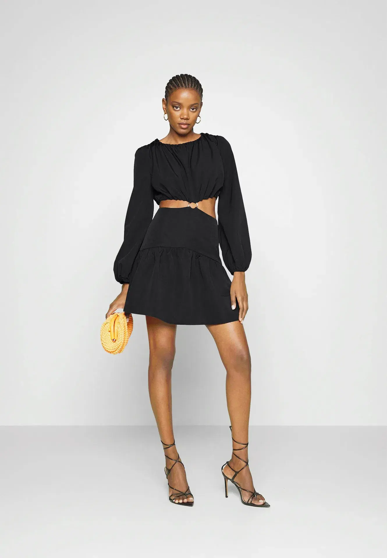Mossman Streamline Mini Dress Black Size 6 - Image 1