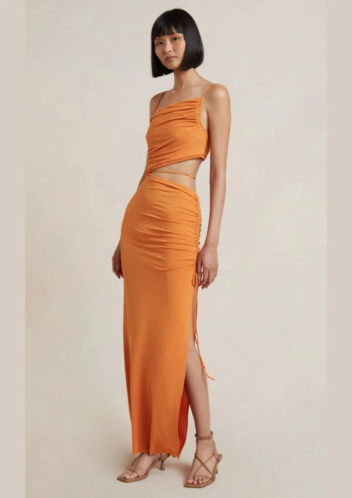 Bec & Bridge Dilkon Maxi Dress Orange Size 6 - Image 1