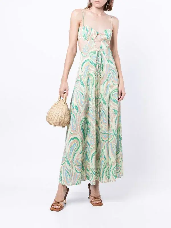 Alice McCall Swan Lake Midi Dress Citrus Size 12 AU - Image 1