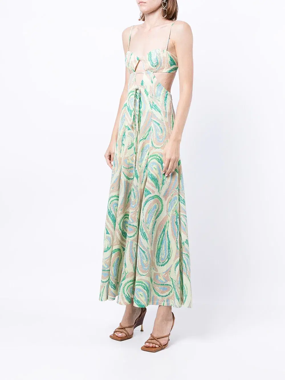 Alice McCall Swan Lake Midi Dress Citrus Size 12 AU - Image 2