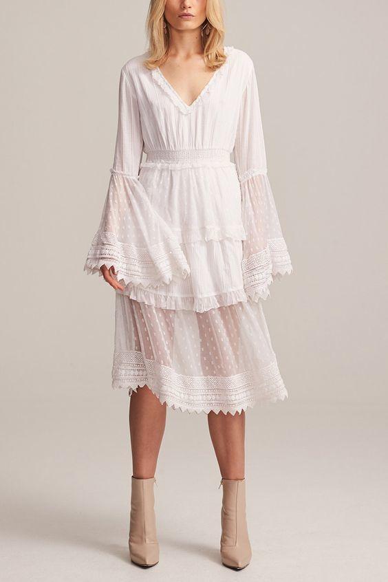 STEELE Stardust Dress White size 8 - Image 4