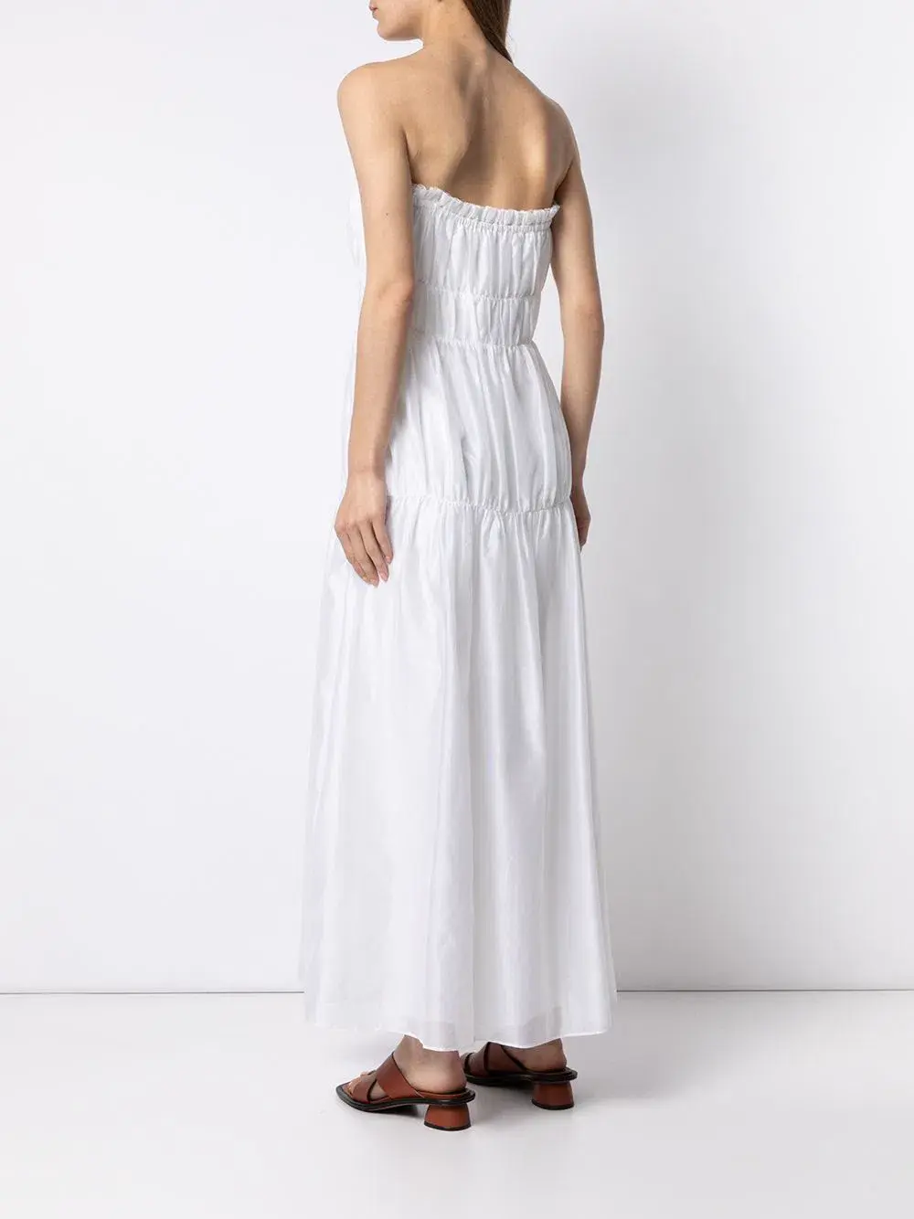 Sir the Label Dimitri Strapless Dress in Ivory Size 0 / AU 6  - Image 2
