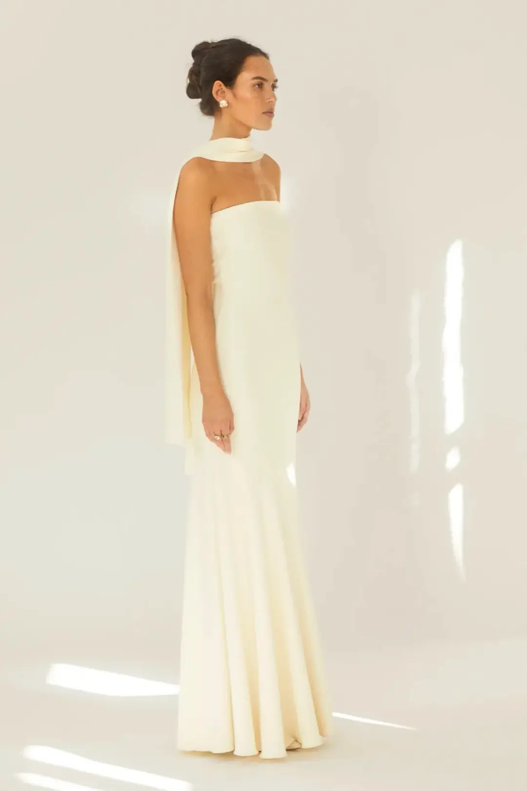 Arcina Ori Juliana Dress Ivory Size 6 for rent on The Volte - main image