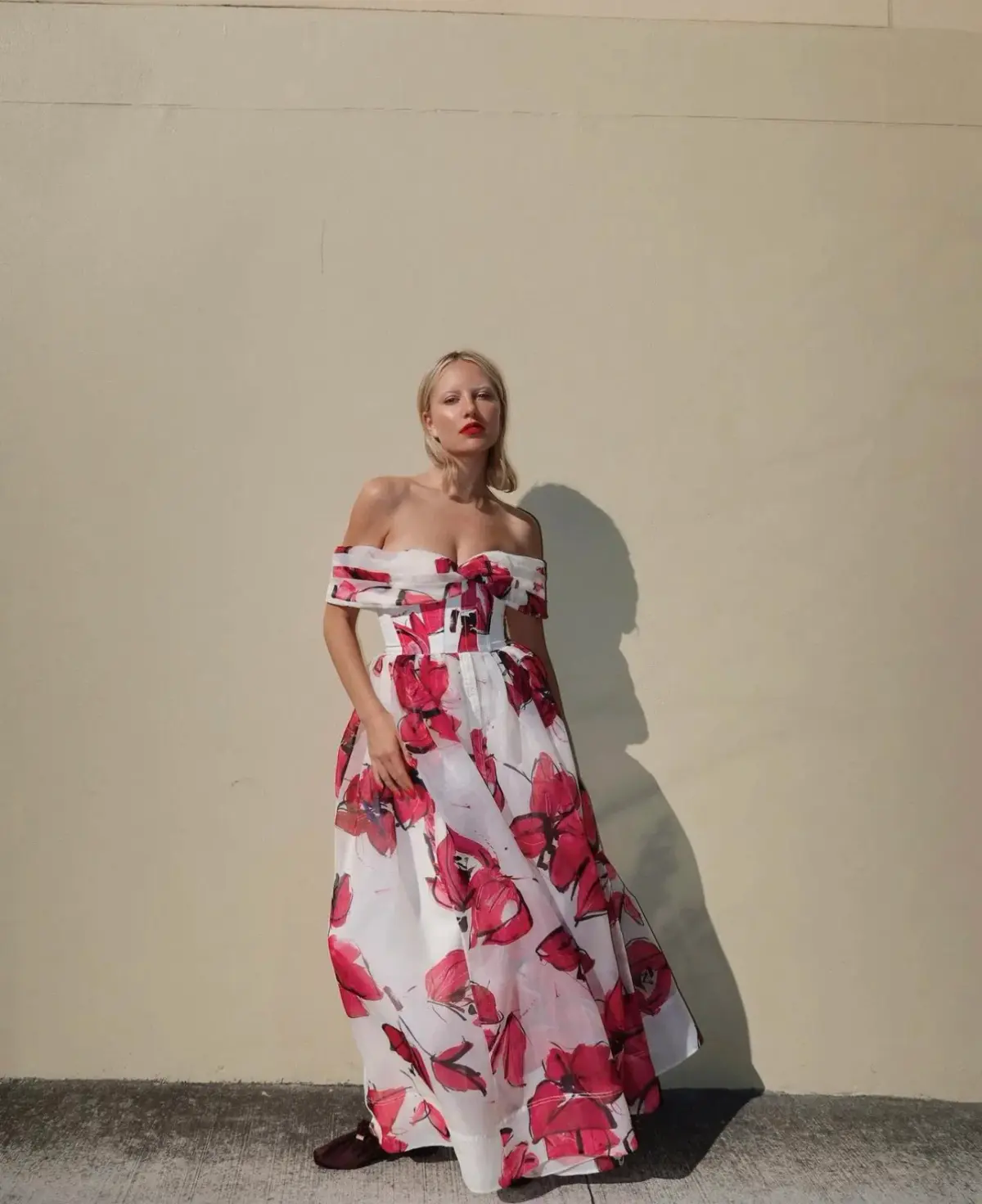 Aje Cordelia Corseted Maxi Dress Falling Floral  Size 10  - Image 1