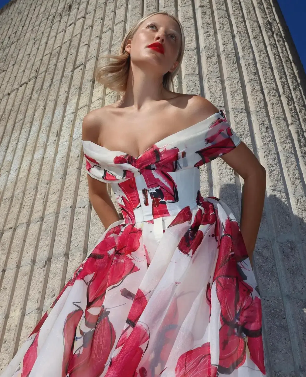 Aje Cordelia Corseted Maxi Dress Falling Floral  Size 10  - Image 4