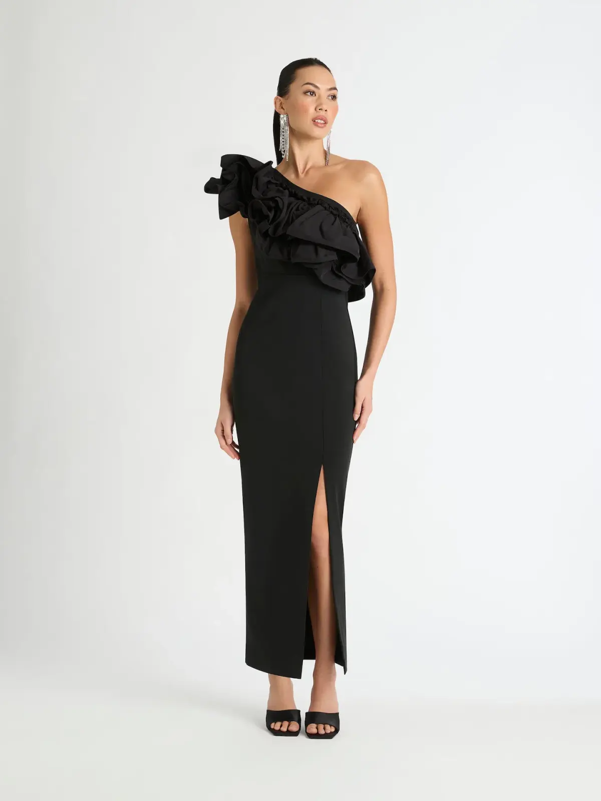 Sheike Hollywood Maxi Dress Black Size 12 - Image 1