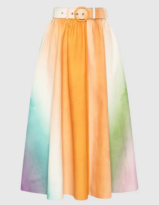 Kate Ford Corinth Maxi Skirt Multicoloured Size 4 / AU 14 - Image 4