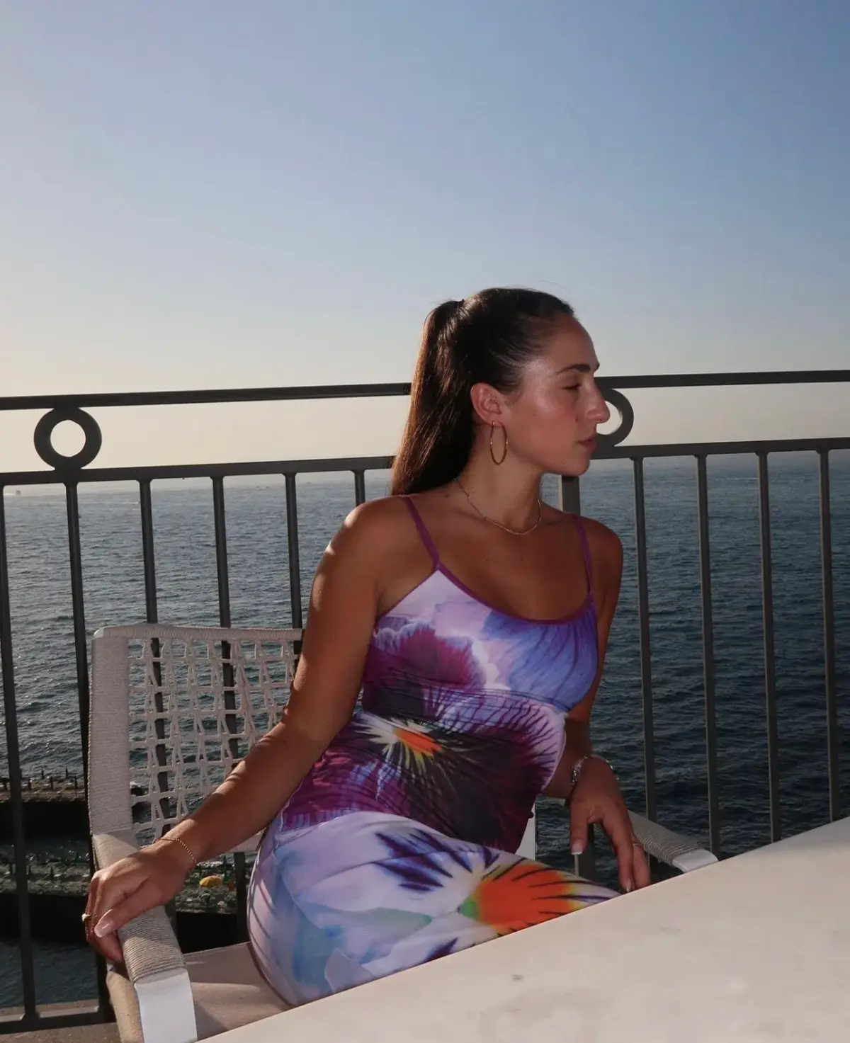 With Harper Lu Indigo Blossom Slip Dress Size M/Au 10 - Image 4