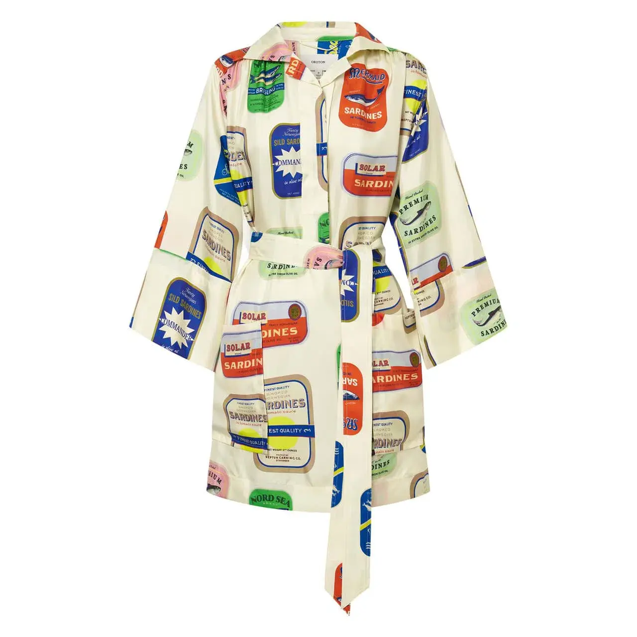 Oroton Sardinia Print Tunic Dress Size 14 - Image 3
