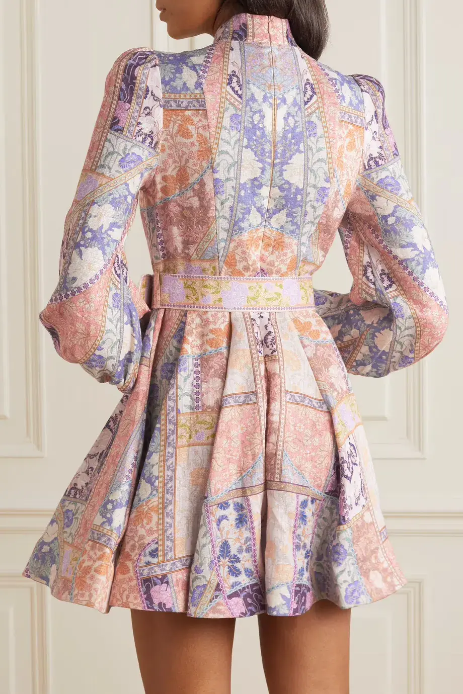 Zimmermann Kaleidoscope Buttoned Mini Dress - Image 4