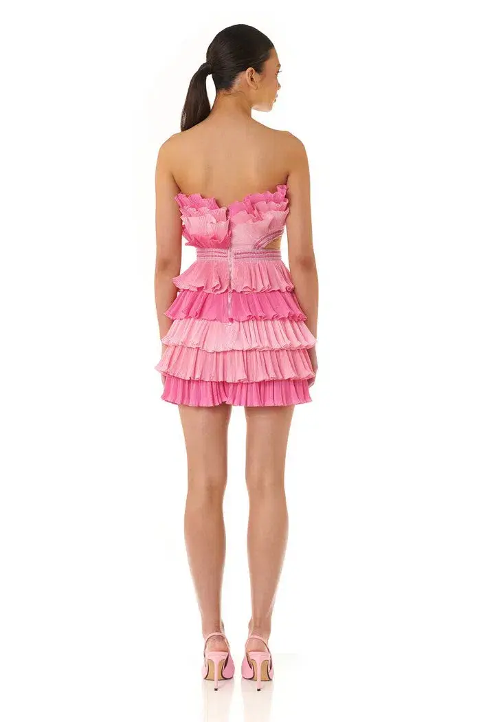 Eliya the Label Josephine Mini Dress in Pink Size M / AU 10 - Image 2
