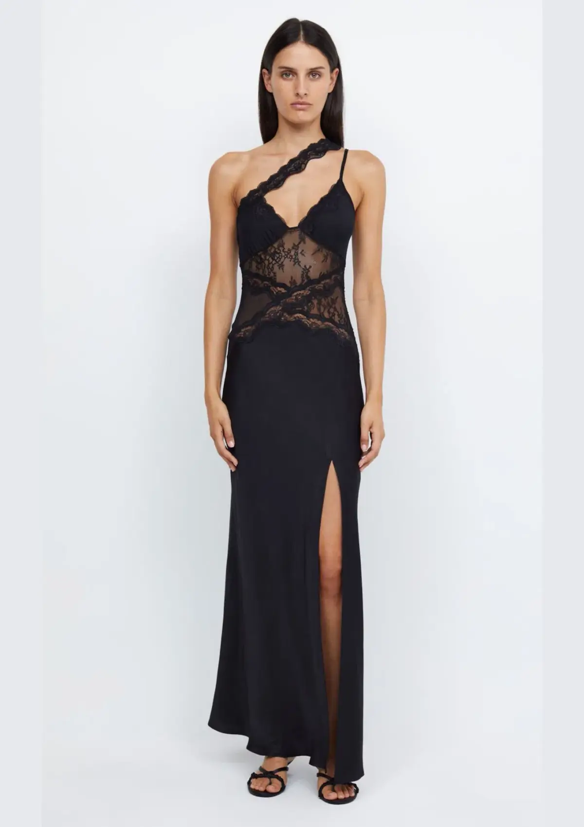 Bec & Bridge Ria Asym Maxi Dress Black Size 8 - Image 1