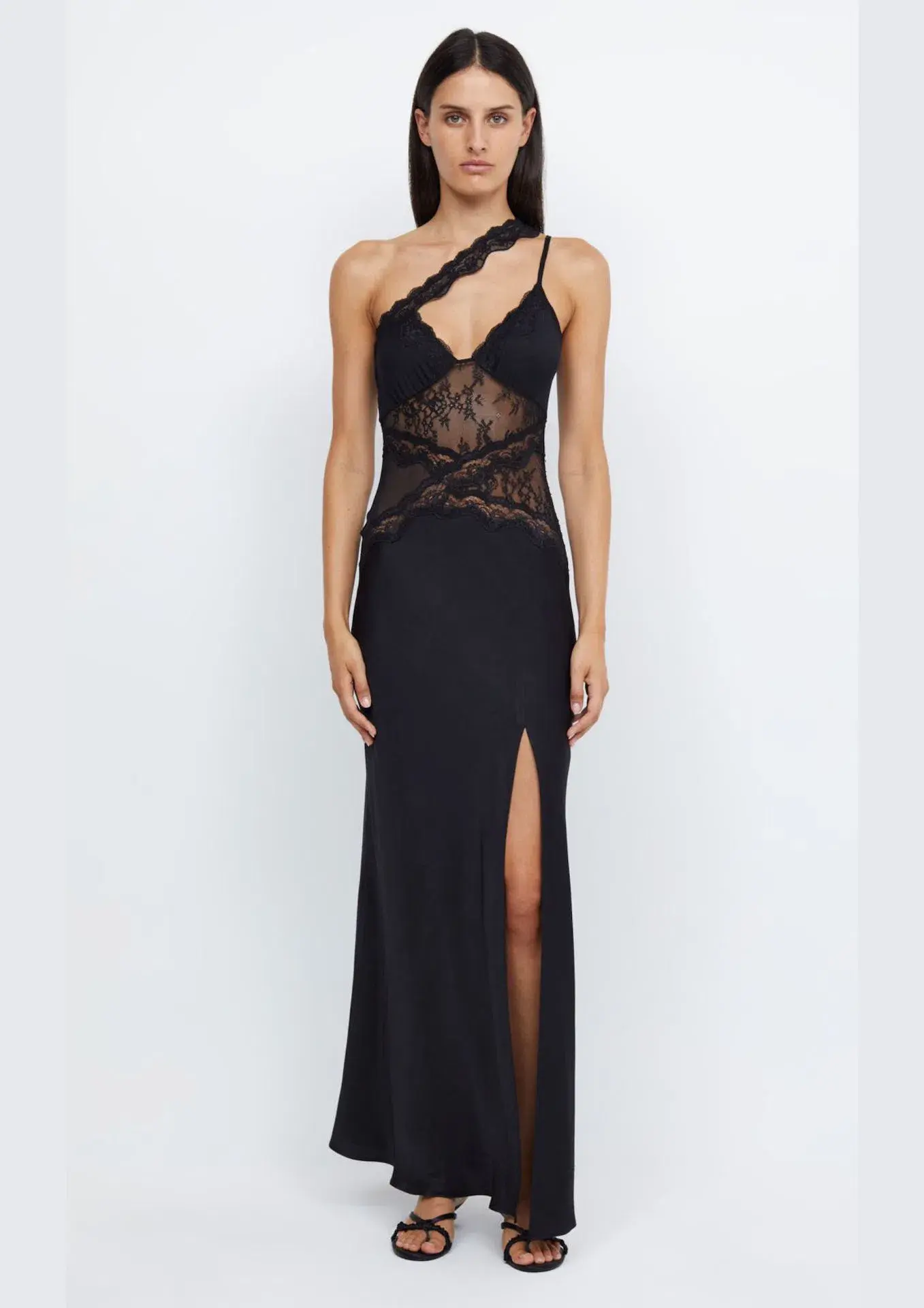 Bec & Bridge Ria Asym Maxi Dress Black Size 8 - Image 1