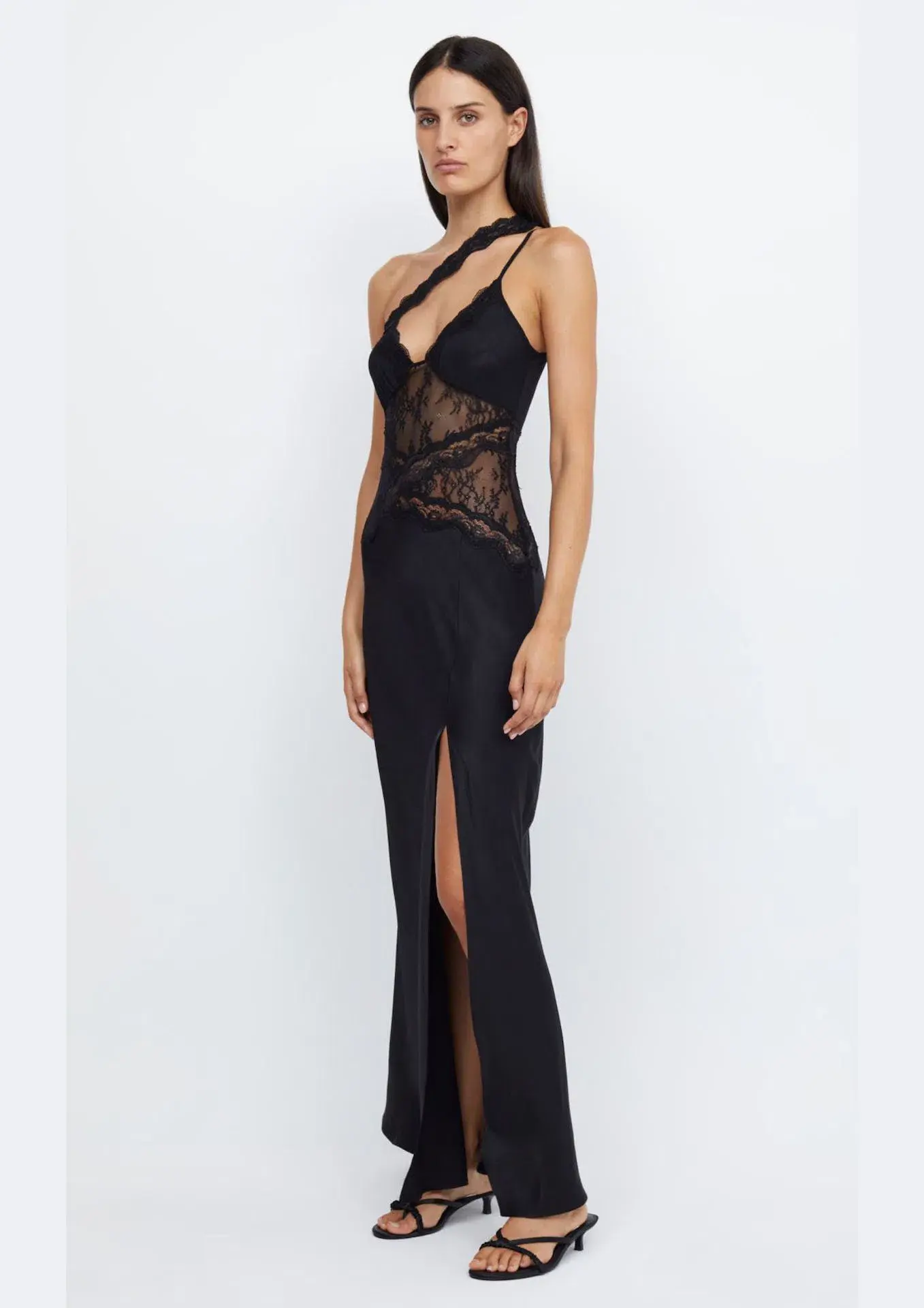 Bec & Bridge Ria Asym Maxi Dress Black Size 8 - Image 2