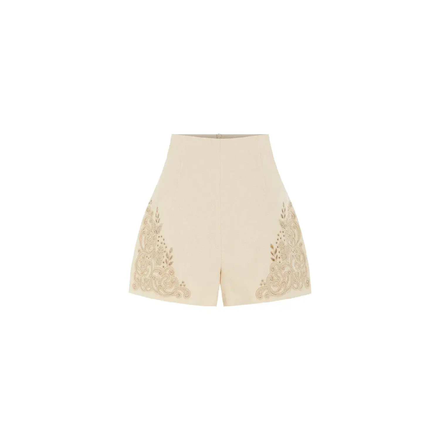 Alemais Violeta Shorts Cream Size AU 8 - Image 3
