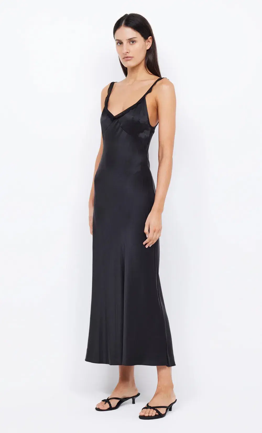 Bec & Bridge Archer Midi Dress Black Size AU 6 - Image 3