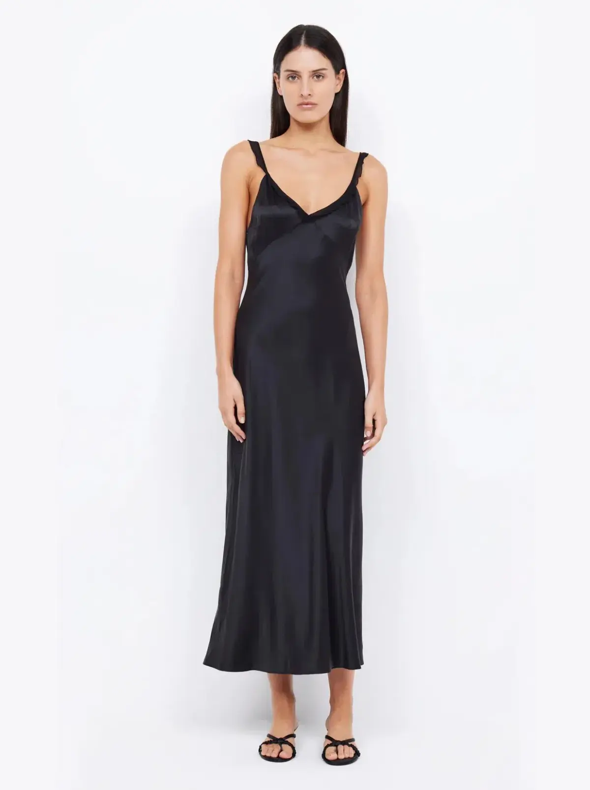Bec & Bridge Archer Midi Dress Black Size AU 6 - Image 1
