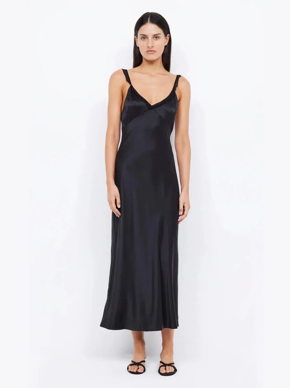 Bec & Bridge Archer Midi Dress Black Size AU 6 - Image 1