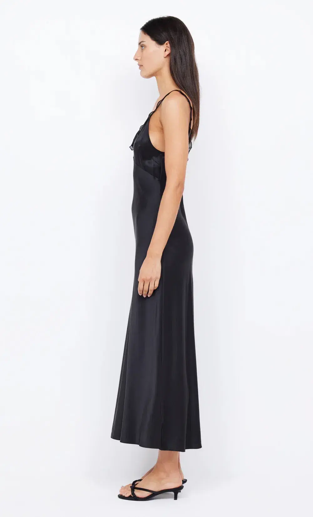 Bec & Bridge Archer Midi Dress Black Size AU 6 for rent on The Volte - main image