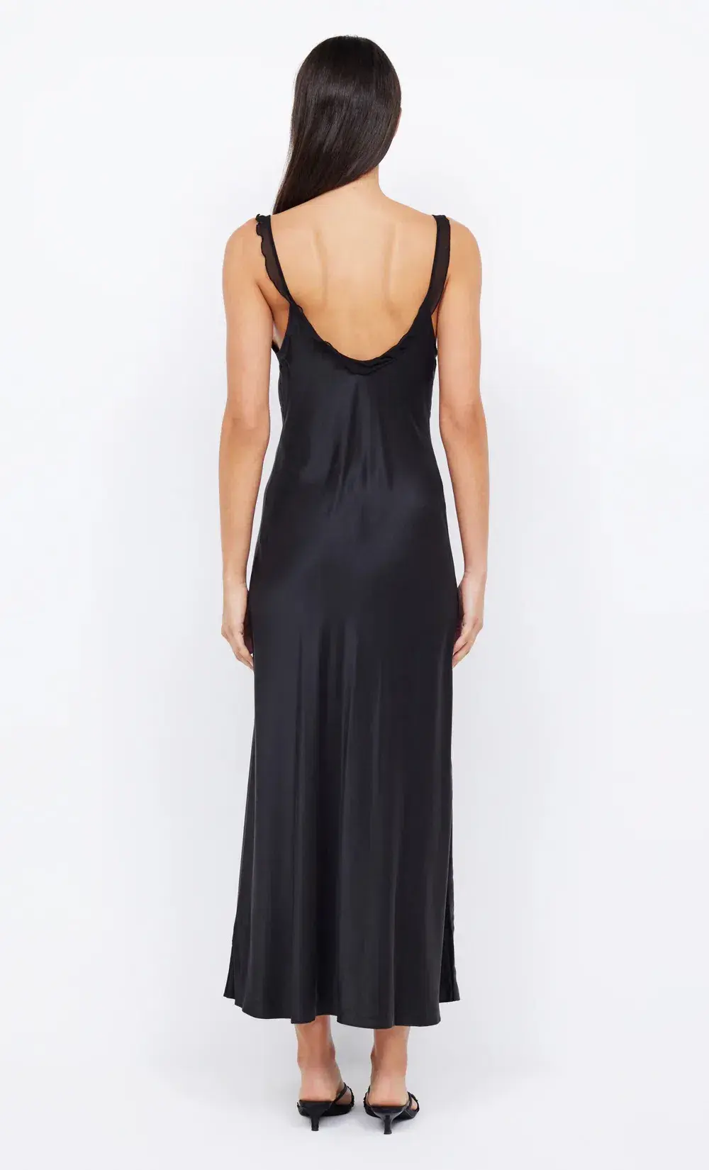 Bec & Bridge Archer Midi Dress Black Size AU 6 for rent on The Volte - main image