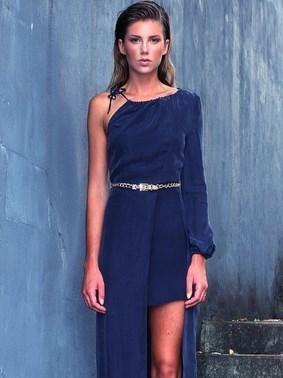 Winona Valentine Dress Navy size 6 for rent on The Volte - main image