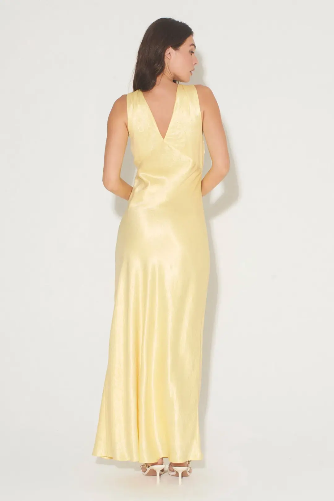 Hansel and Gretel Marcelle Dress Lemon Size M/Au 8 for rent on The Volte - main image