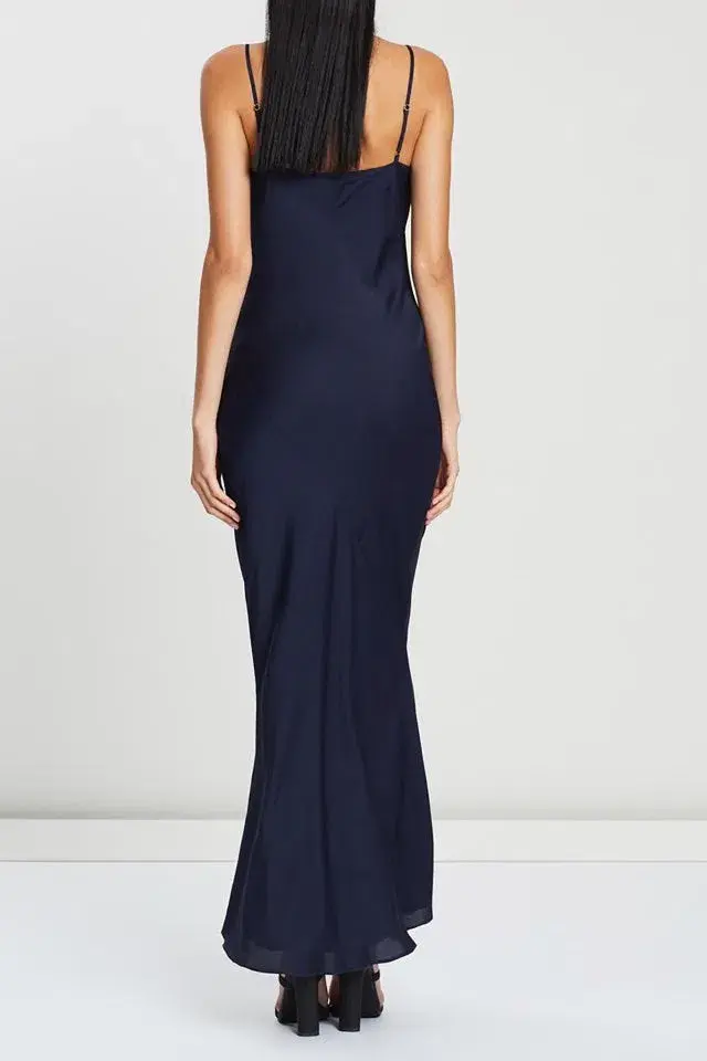 Shona Joy Luxe Bias Cowl Slip Dress Sapphire Size XS/Au 6 - Image 3