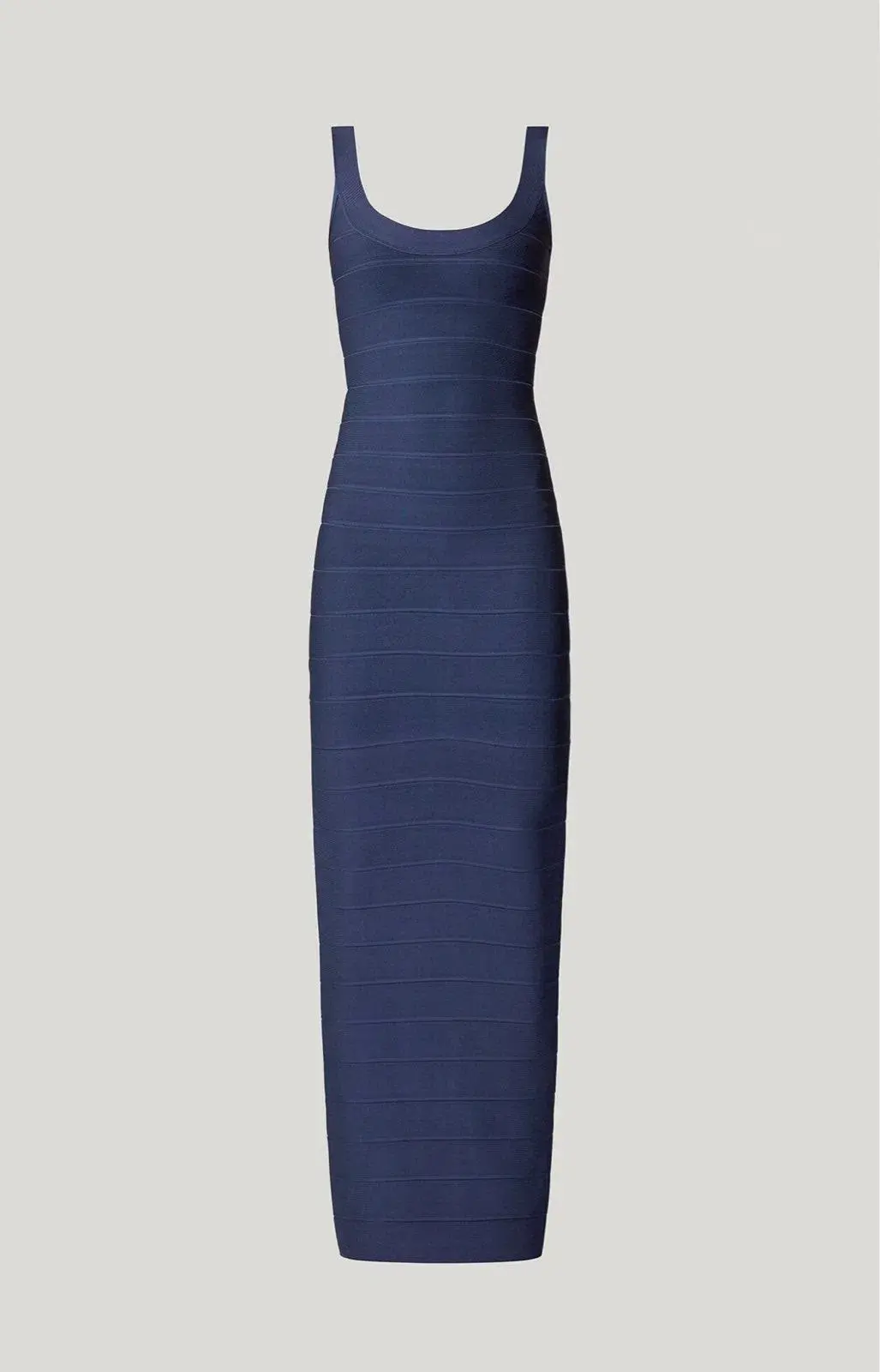 Herve Leger Navy Round Neck Gown Size XXS/AU 4 - Image 4