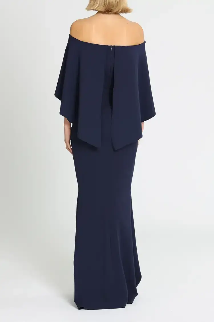 Pasduchas Composure Gown Anchor Blue Navy Size 12 for rent on The Volte - main image