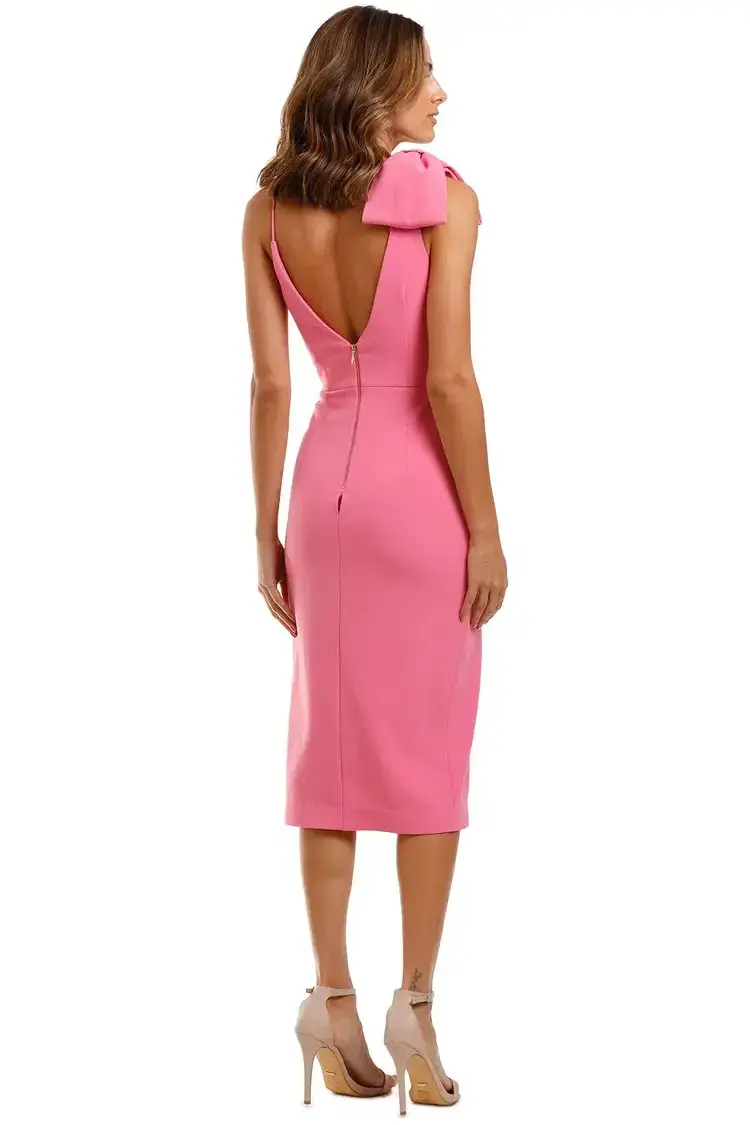 Rebecca Vallance Love Bow Dress Pink Size 8 - Image 3