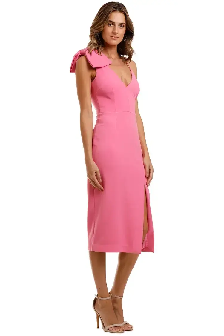 Rebecca Vallance Love Bow Dress Pink Size 8 - Image 2