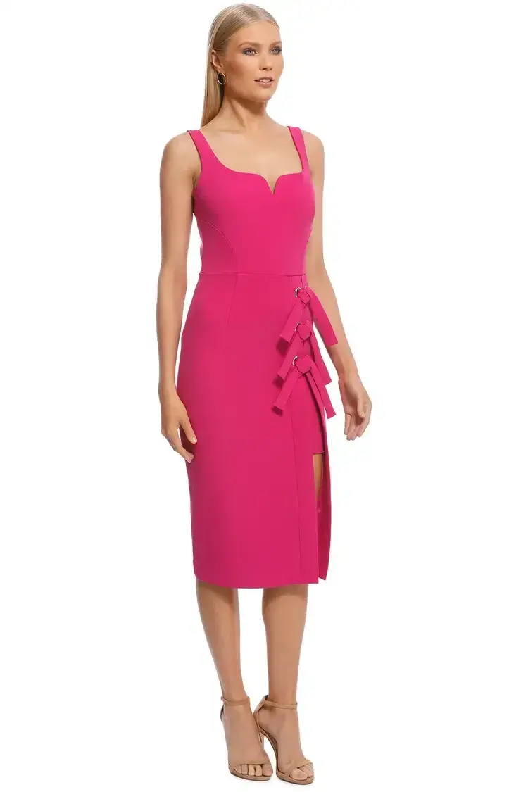 Rebecca Vallance Delilah Dress Fuschia Size 8 - Image 2