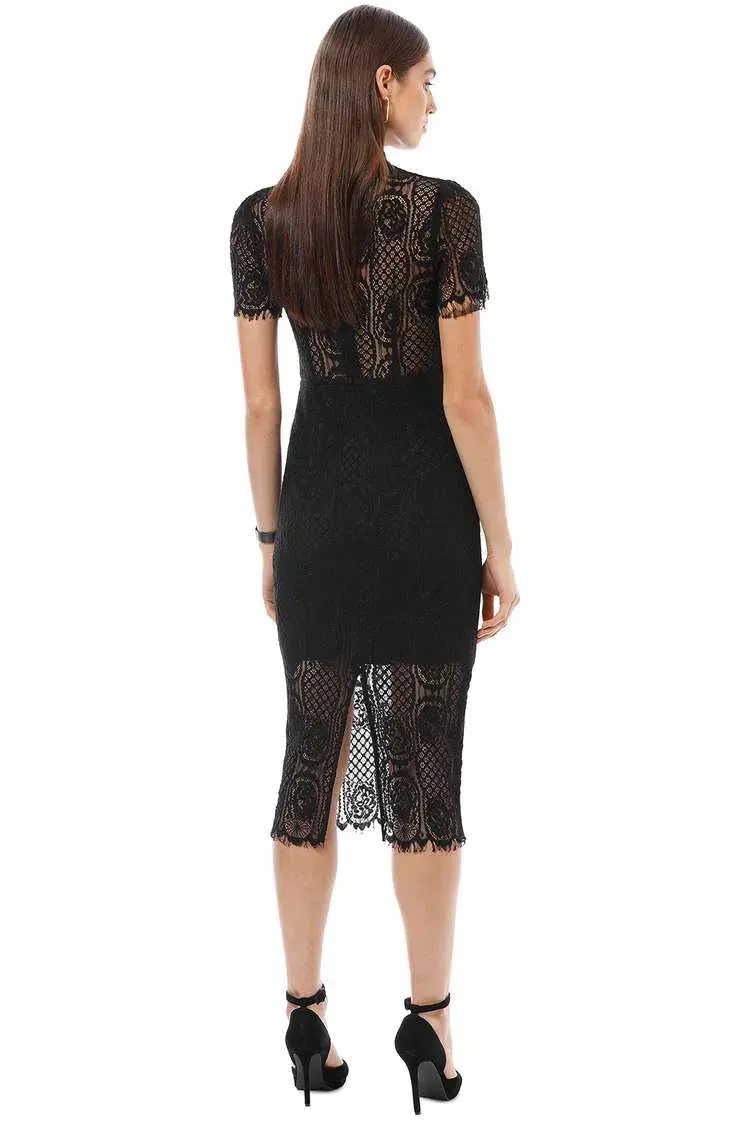 Mossman Making The Connection Dress Black Size 10 for rent on The Volte - main image