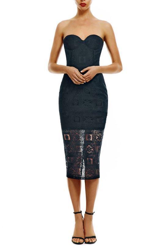 MISHA Priscilla Dress Black Size 6/XS - Image 1