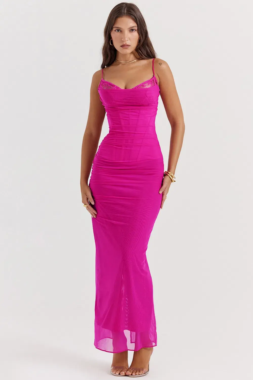 House of CB Nalini Dress Pink Size XS/6 - Image 1
