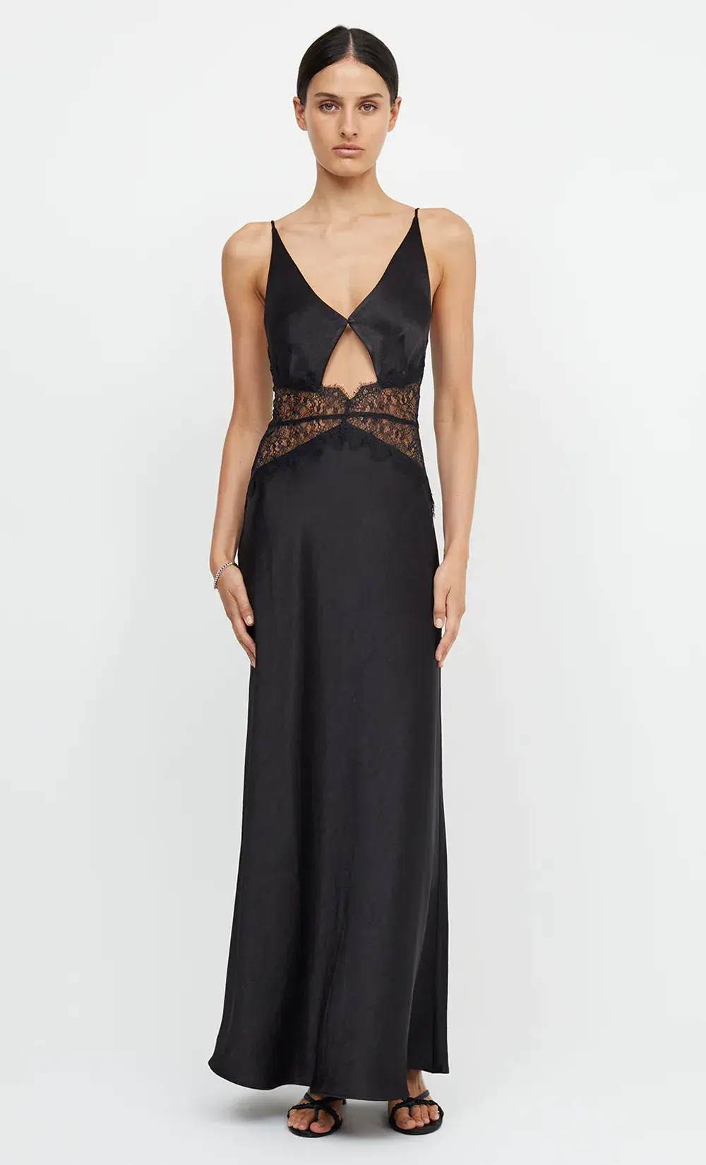 Bec & Bridge Camille Maxi Dress Black Size 10 for rent on The Volte - main image