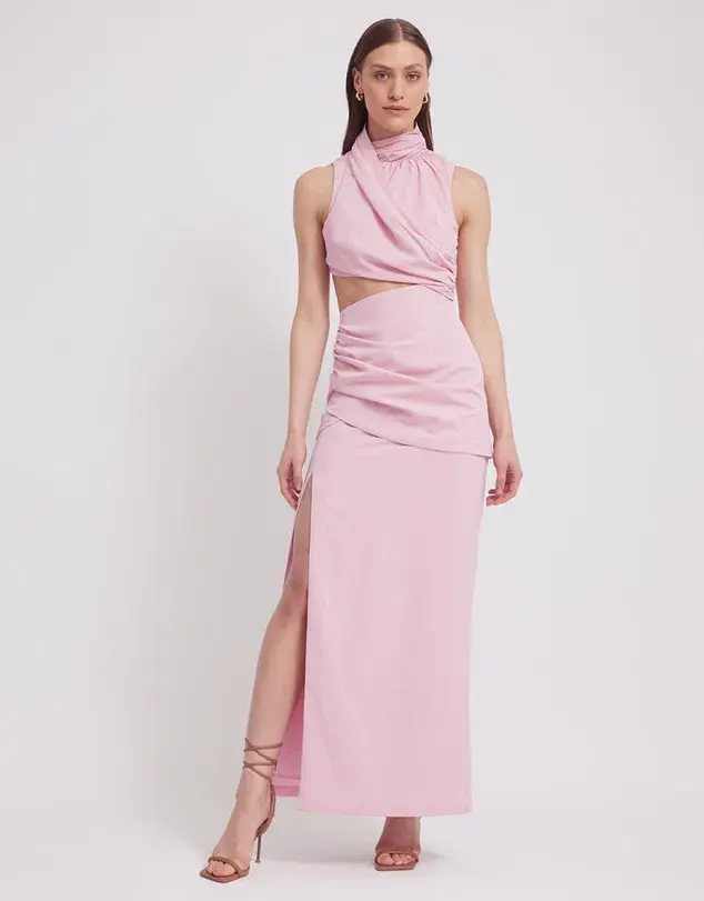 Tojha Giana Dress Rose Size 10  for rent on The Volte - main image