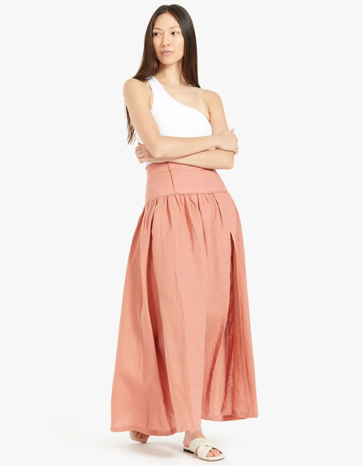 Bec & Bridge Alamos Maxi Skirt in Grapefruit Size 8 - Image 1